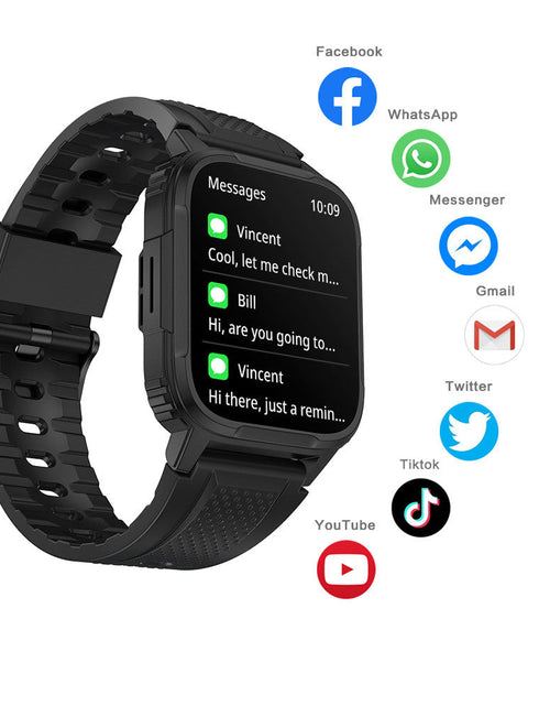 Load image into Gallery viewer, Smart Watch Outdoor Three proof 3-meter Waterproof Cross border Bluetooth Call Bracelet Monitoring Heart Rate and Blood Oxygen
