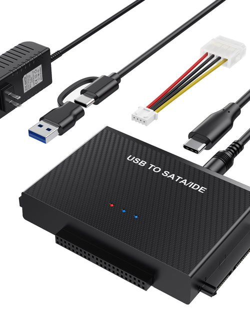 Load image into Gallery viewer, TYPE-C hard drive adapter USB3.1 to SATA IDE easy drive cable 2.5-inch 3.5-inch adapter cable
