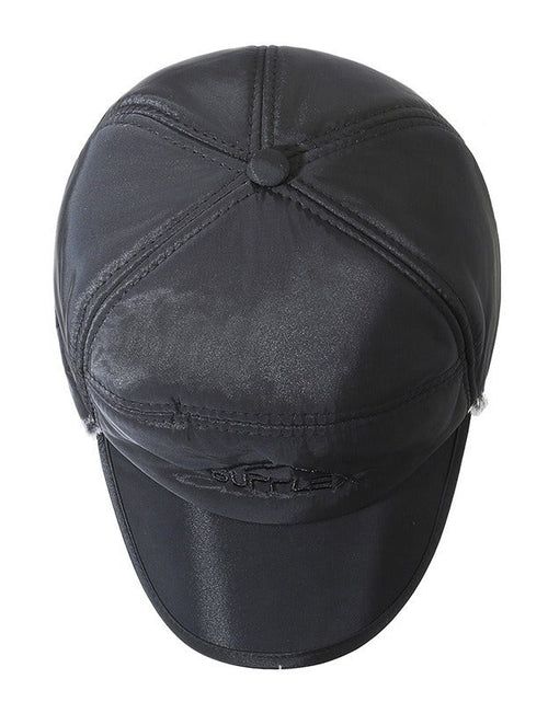 Load image into Gallery viewer, Middle aged and elderly cotton hats, outdoor ear protection cycling hats, cold proof skiing hats with fleece insulation
