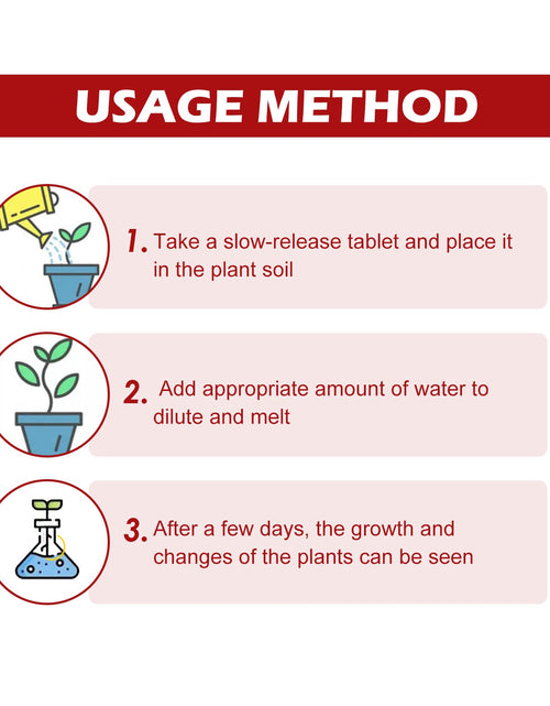 Load image into Gallery viewer, Plant Growth Nutrition Sustained-Release Tablet, Fruit And Vegetable Plant Pot Root Growth Universal Nutrition Tablet
