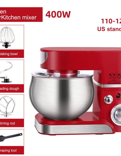 Load image into Gallery viewer, 400W Stand Mixer, Multifunctional Kitchen Machine – Automatic Dough Kneader &amp; Electric Egg Beater for Home Use
