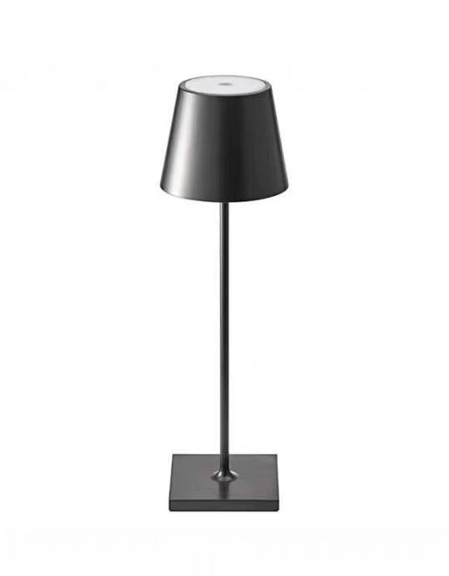 Load image into Gallery viewer, Nordic charging iron art high footed cup table lamp, bedroom bedside touch creative small night light, modern and simple living room night light
