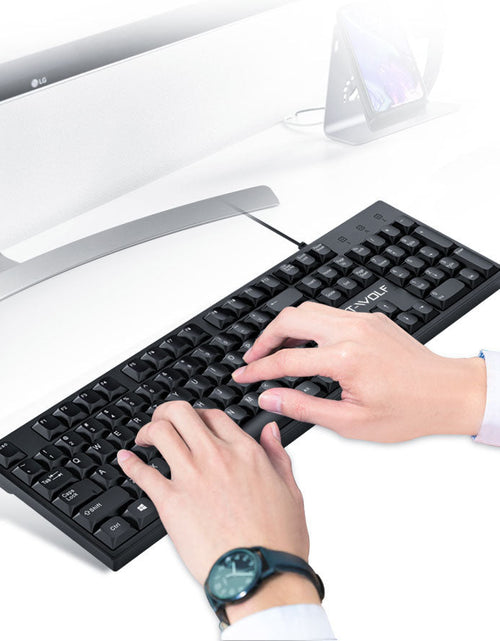 Load image into Gallery viewer, Lei Lang T15 wired USB keyboard laptop for office, home, and business use
