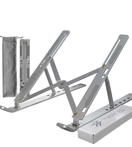 Notebook Stand Foldable Portable Base Cooling Pad High Bracket Aluminum Alloy Desktop Stable Computer Holder