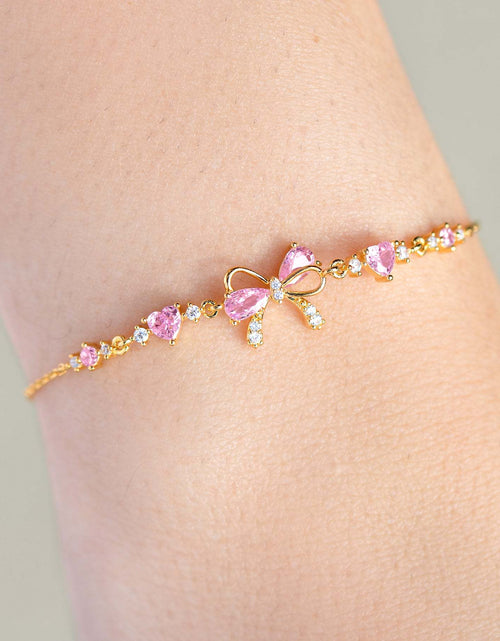 Load image into Gallery viewer, Ins Style Cute Sweet Bracelet Love Zircon Butterfly Festival Bracelet Women's Valentine's Day Gift Jewelry
