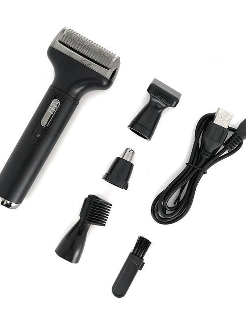 Load image into Gallery viewer, New Men's 4 in 1 Electric Razor Nose Hair Sideburns Knife Trimmer Eyebrow Grooming Set Compound
