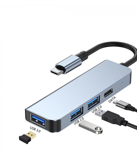 Type-C4-in-1 docking station 3.0USB laptop MacBook hub splitter