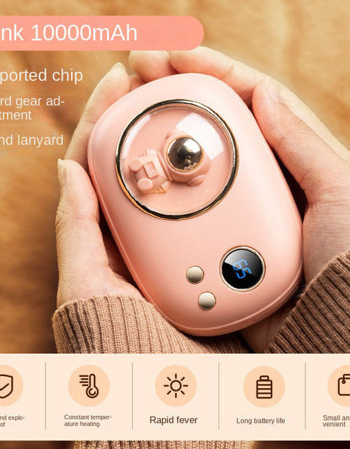 Load image into Gallery viewer, Mini Space Number Display Warm Hand Treasure 2-in-1 Warm Hand Treasure Charging
