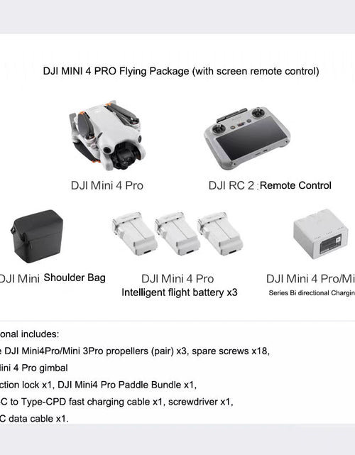 Load image into Gallery viewer, DJI Mini 4 Pro, an all-in-one mini aerial camera from DJI, is an entry-level drone that intelligently follows panoramic shooting
