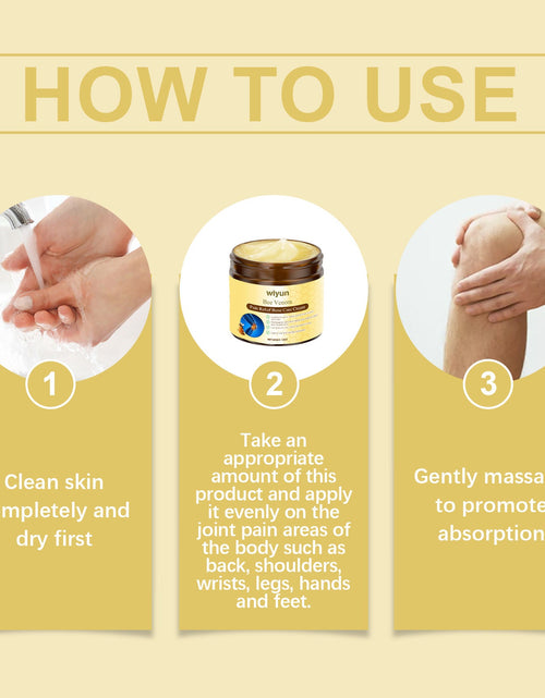 Load image into Gallery viewer, Wiyun Bee Venom Joint Care Cream Gentle And Soothing Wrist Knee Massage Body Topical Daily Care Cream
