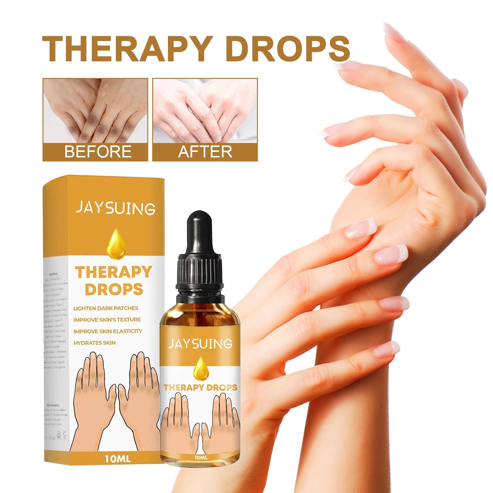 Jaysuing Knuckle Acanthosis Melanin Whitening Serum For Hand And Joint Skin