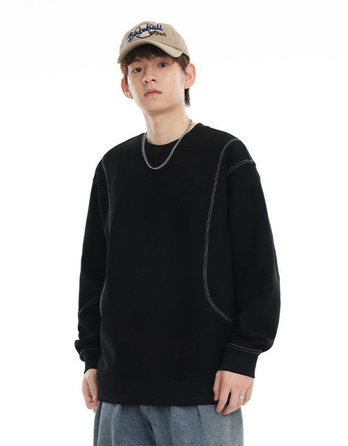 Load image into Gallery viewer, Hoodie Men's Round Neck Sweatshirt Loose Oversized  Men's Outerwear
