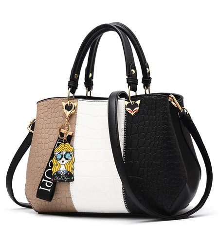 Women's Large Capacity PU Leather Shoulder Bag