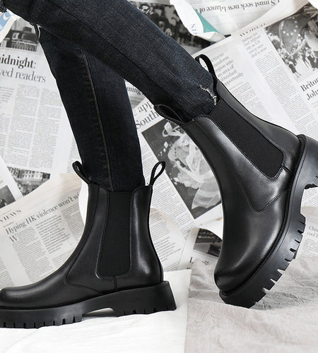 Fleece-Lined Winter Boots – Warm Outdoor Streetwear