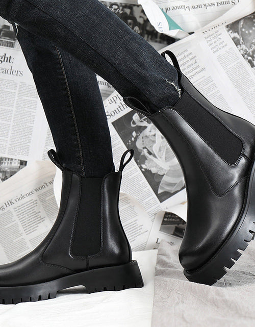 Load image into Gallery viewer, Fleece-Lined Winter Boots – Warm Outdoor Streetwear
