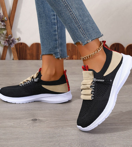 Women’s Non-Slip Round-Toe Casual Sneakers