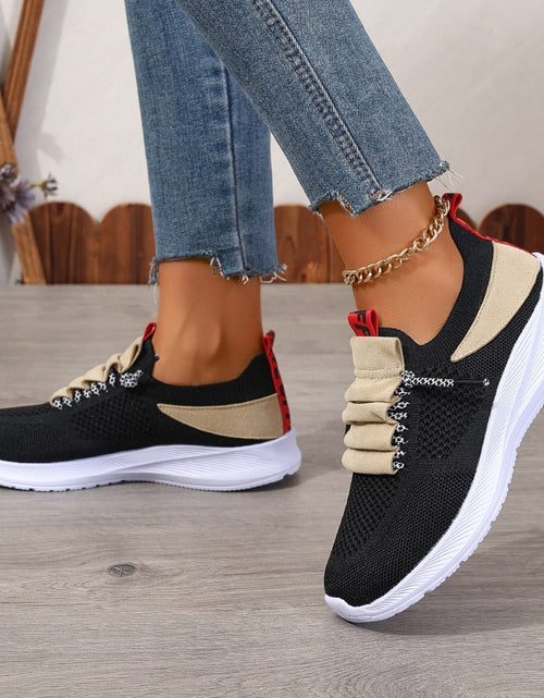 Load image into Gallery viewer, Women’s Non-Slip Round-Toe Casual Sneakers
