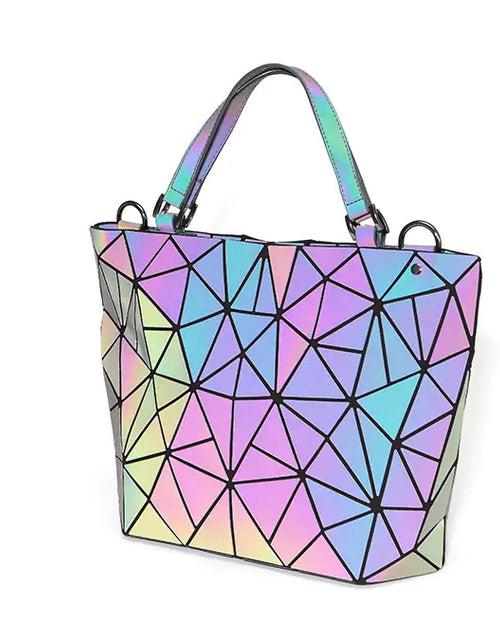 Load image into Gallery viewer, Geometric Laser Women's Handbag and Crossbody Bag
