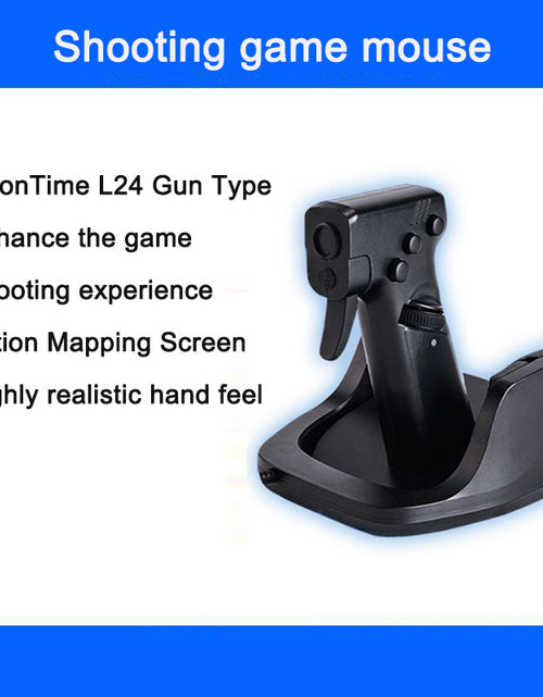 Load image into Gallery viewer, Shooting Game Mouse Gun style Vertical Handle Grip Trigger Features Pistol Vertical Dedicated Wired Peripheral
