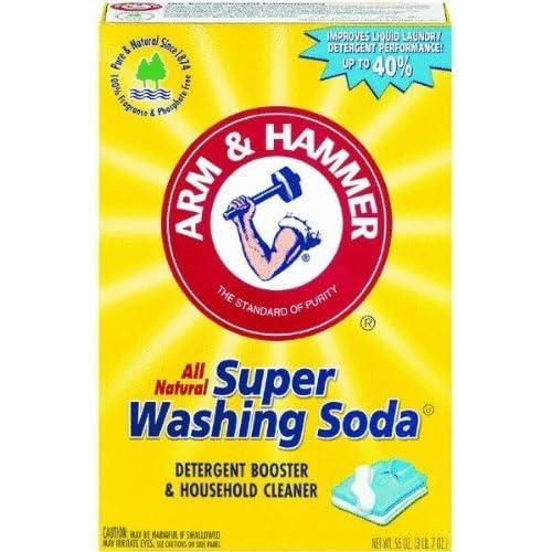 Load image into Gallery viewer, A&amp;H Super Washing Soda 55 oz Laundry Booster &amp; Household Cleaner
