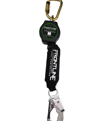 Frontline RPA061S 6' Aramid Fiber Web Single Leg SRL with Steel Snap Hook End