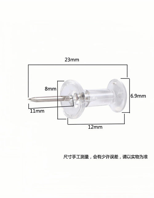 Load image into Gallery viewer, Bomeirc Rose Gold Push Pins 100pcs Double Headed Decorative Tacks with Box
