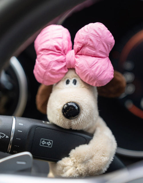 Load image into Gallery viewer, Car small ornaments cute head dog plush doll sentimental car interior decoration supplies
