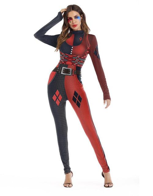 Load image into Gallery viewer, Halloween costume festival event party costume COS long sleeve jumpsuit
