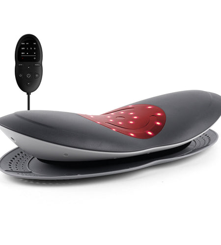 Waist Massager Lumbar Traction Inflatable Hot Compress Back Cervical Stretcher Massage Air Pressure Reduce Relief Pain