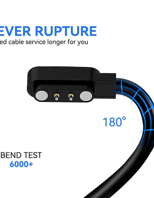 Load image into Gallery viewer, LKHSYAN Universal Smart Watch Charger USB 4 Pin Magnetic Cable White-4pin
