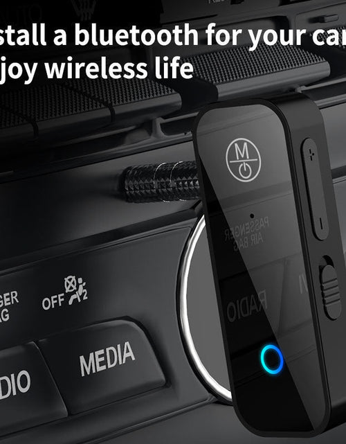 Load image into Gallery viewer, Adaptación de audio b28 bluetooth en dos en uno actualización del receptor de audio Bluetooth para vehículos de 3,5 mm
