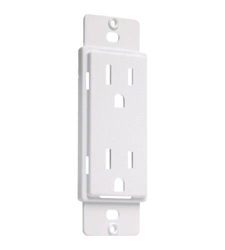 TayMac AD20W Paintable Duplex Adapter Plate White Plastic