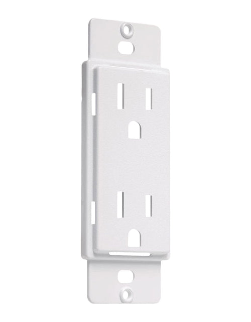 Load image into Gallery viewer, TayMac AD20W Paintable Duplex Adapter Plate White Plastic
