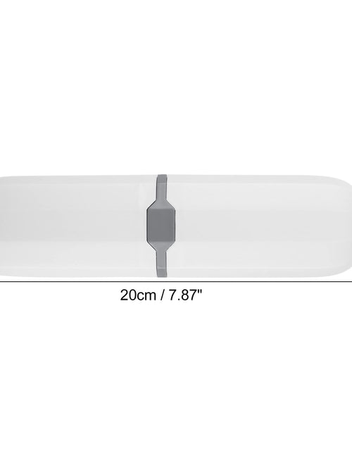Load image into Gallery viewer, VOCOSTE Toothbrush Travel Case Plastic White 7.87x2.17 Inches

