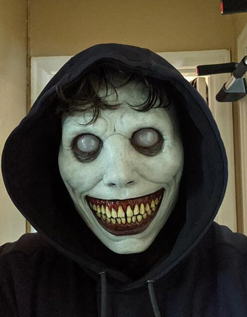 Load image into Gallery viewer, Aerkersun Scary Halloween Mask Breathable Natural Latex Demon Size General
