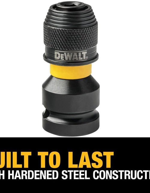 Load image into Gallery viewer, DeWalt DW2298 G Adaptor 1/2" Sq To 1/4" Hex Rapid Load
