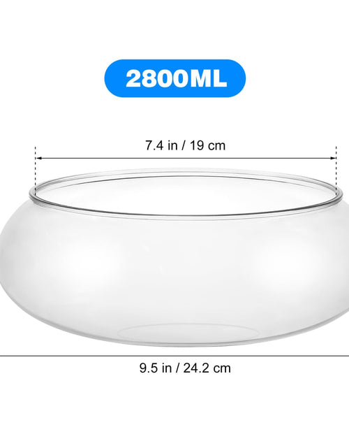 Load image into Gallery viewer, BESPORTBLE Transparent Desktop Aquarium Tank 9.52x9.52x3.93in 2800ml Plastic
