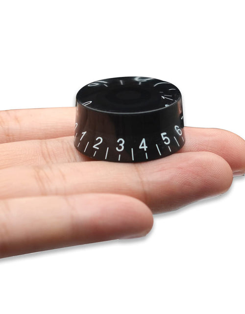 Load image into Gallery viewer, SAPHUE 4PCS Speed Control Knobs Electric Guitar Tone Volume Black
