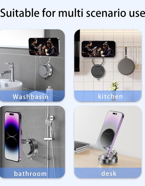 Load image into Gallery viewer, 7F 2025 Magnetic Vacuum Car Phone Holder Magsafe 360° Adjustable Mount
