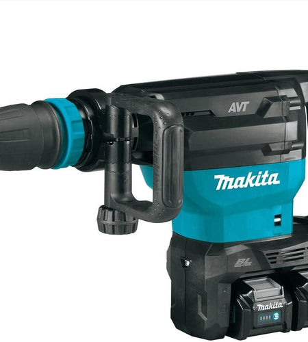Makita GMH02PM 80V max (40V max X2) XGT® Brushless 28 lb. SDS-MAX AVT® Demolition Hammer Kit, AWS® Capable (4.0Ah)