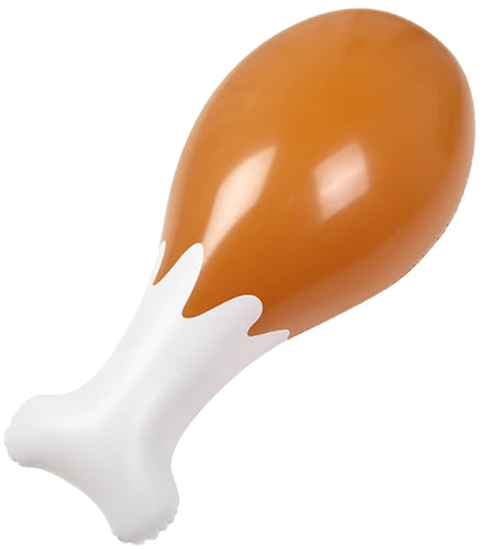 AIUPUOC Thanksgiving Turkey Leg Inflatable Balloon 24'' Orange 1Pc PVC