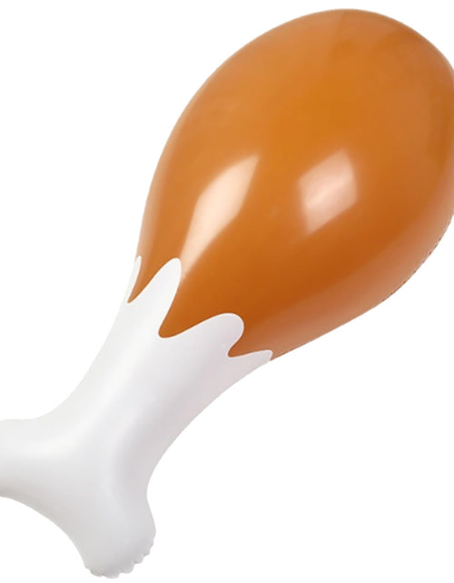 Load image into Gallery viewer, AIUPUOC Thanksgiving Turkey Leg Inflatable Balloon 24'' Orange 1Pc PVC
