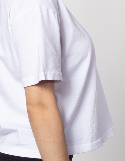 Load image into Gallery viewer, chicka-d Women's Short 'N Sweet Tee White Size S
