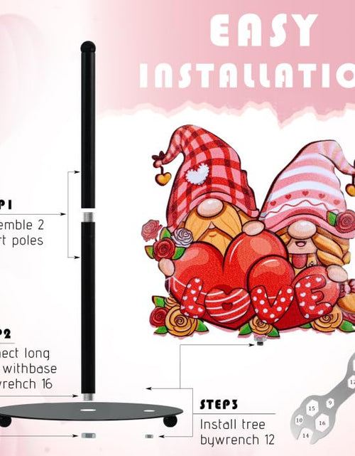 Load image into Gallery viewer, YLOLUL Valentine's Day Metal Paper Towel Holder Large Countertop Stand
