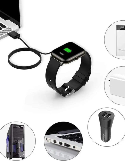 Load image into Gallery viewer, LKHSYAN Universal Smart Watch Charger USB 4 Pin Magnetic Cable White-4pin
