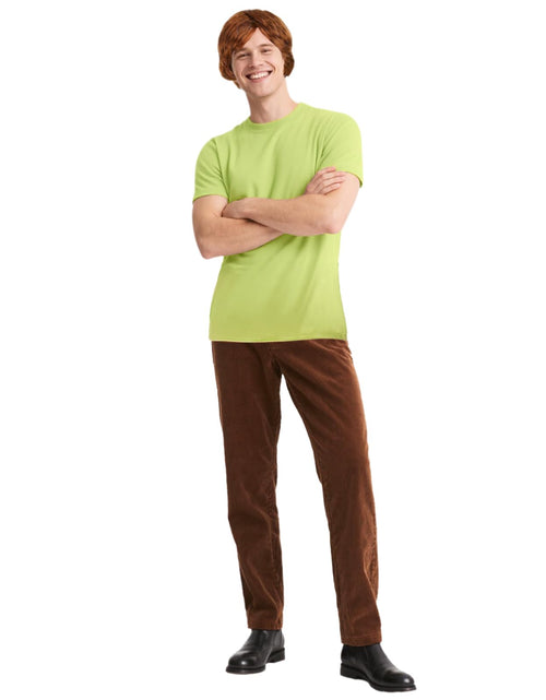 Load image into Gallery viewer, Apragaz Mens Halloween Costume Retro Mystery Solver Green Brown Size L
