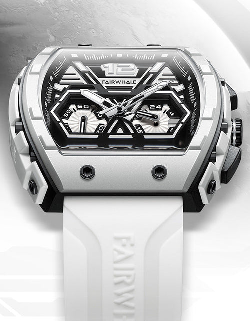 Load image into Gallery viewer, Men's multi-functional cool three eye shaking sonic explosive casual quartz wristwatch
