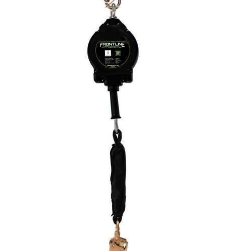 Frontline RPG25LE Leading Edge Cable Single Leg SRL with Steel Snap Hook End
