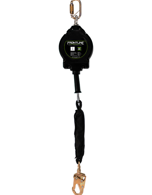 Load image into Gallery viewer, Frontline RPG25LE Leading Edge Cable Single Leg SRL with Steel Snap Hook End
