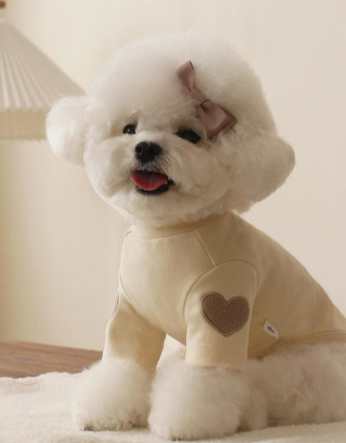 Load image into Gallery viewer, Teddy Bear York Sharberd Velvet Hoodie Pet Love Embroidery Warm Clothes
